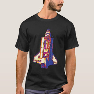 Camiseta Descoberta do vaivém espacial da NASA vista do po