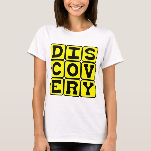Camiseta Descoberta, Motivacional (Frente)