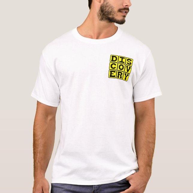 Camiseta Descoberta, Motivacional (Frente)
