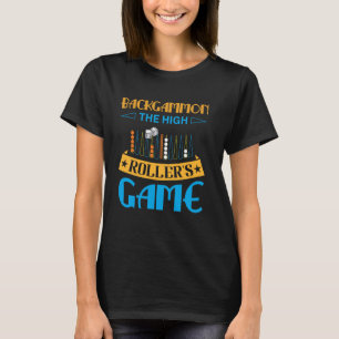 Camiseta Descobertas do jogador de gamão e gamão