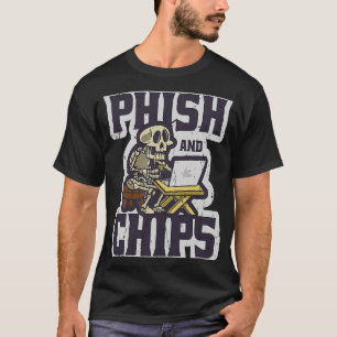 Camiseta Descodificação de Phish e Chips