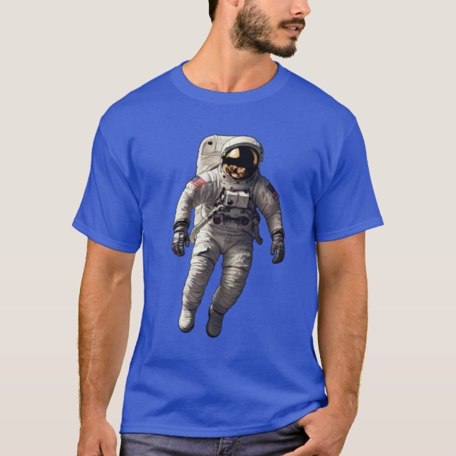 Camiseta Descodificador de gravidade: Spacewalk Adventure T (Frente)