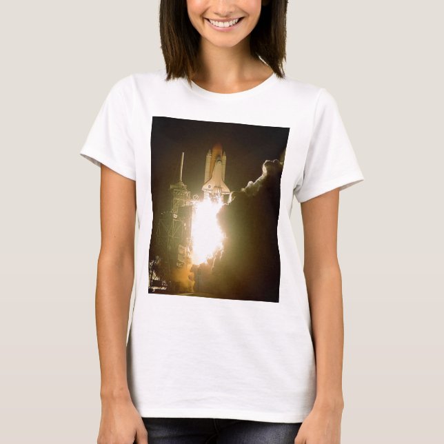 CAMISETA DESCOLAGEM DO VAIVÉM ESPACIAL (Frente)