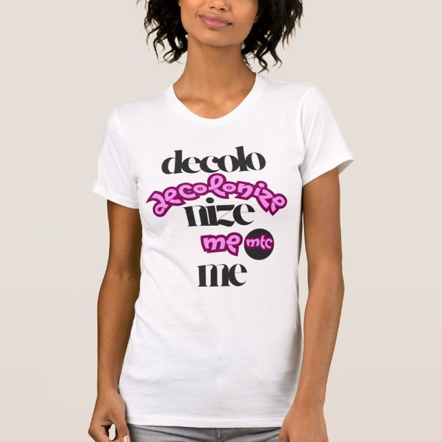 Camiseta Descolonizar-me (Frente)
