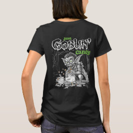 Camiseta Descoloração Apenas Doces De Goblin (Itens Escuros