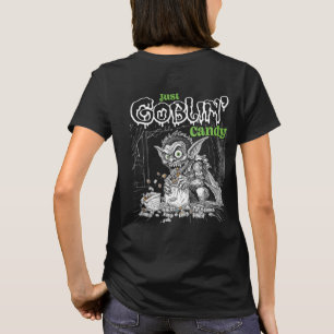 Camiseta Descoloração Apenas Doces De Goblin (Itens Escuros