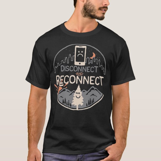 Camiseta Desconectar E Reconectar (Frente)
