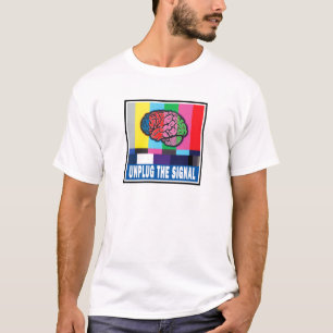 Camiseta "Desconecte a versão orgânica 2 do t-shirt do