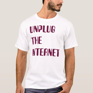 Camiseta Desconecte o Internet