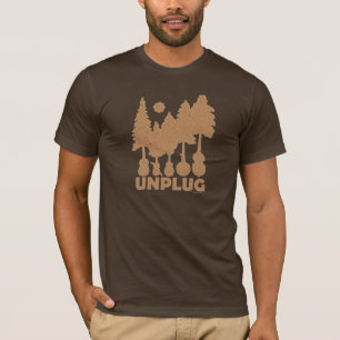 Camiseta Desconecte - o t-shirt da floresta do Bluegrass