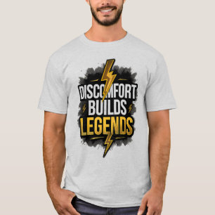 Camiseta Desconforto cria lendas - Motivação Negrito