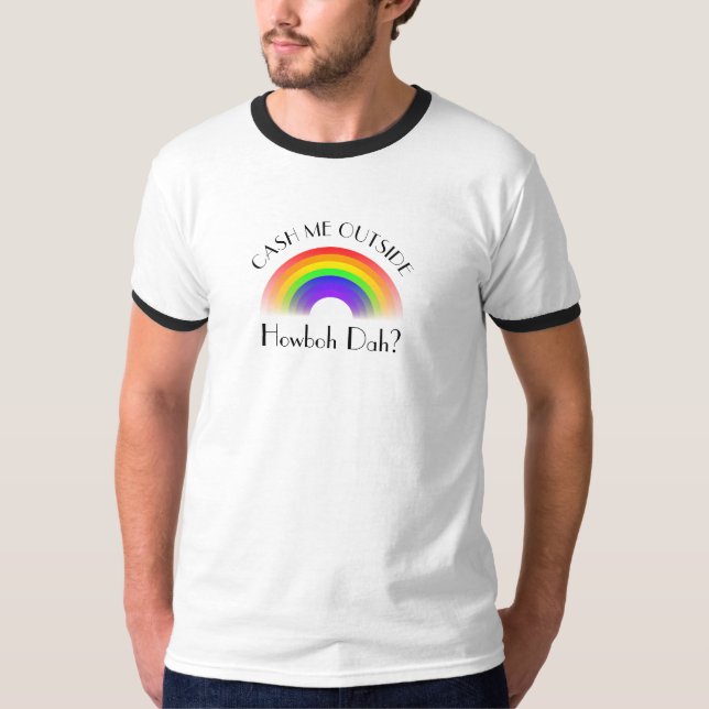 Camiseta Desconte-me dah de Howboh da parte externa? (Frente)