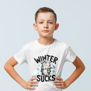 Camiseta Descontentamento legal do Pinguim Inverno