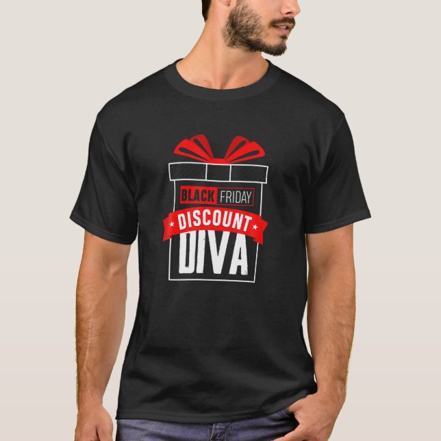 Camiseta Desconto da Equipe Comprada na Sexta-Feira Negra D (Frente)