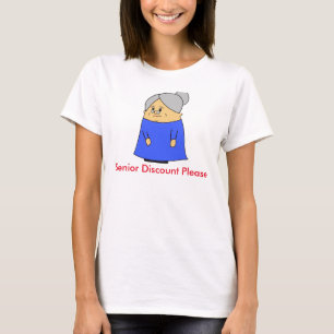 Camiseta Desconto de mais velho