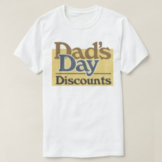 Camiseta Descontos de dia de os pais