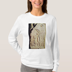 Camiseta Descrevendo Amenophis IV, Nefertiti e filha