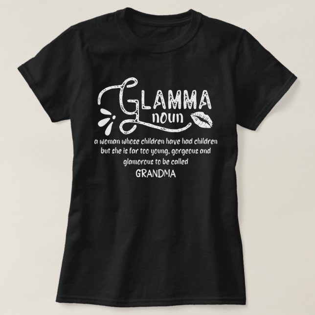 Camiseta Descrição do Glamma Gift  (Frente do Design)