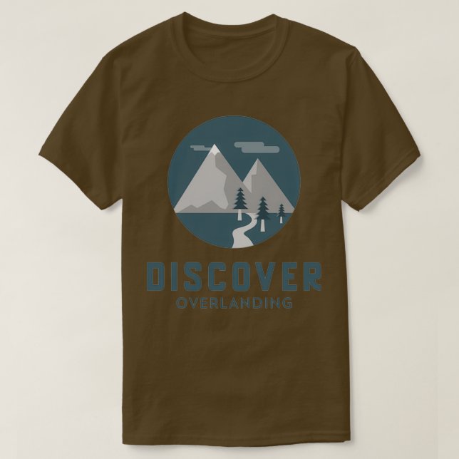 Camiseta Descubra a aterrissagem (Frente do Design)