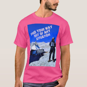 Camiseta Descubra a saída de qualquer situação ativa
