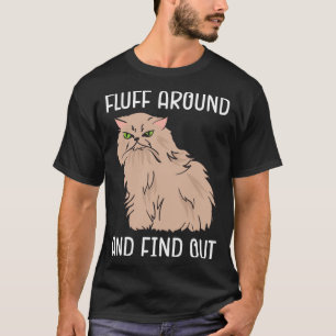 Camiseta Descubra A Vintagem De Humor Adulto De Gato