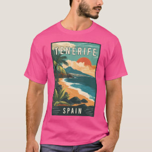 Camiseta Descubra O Atordoamento Das Ilhas Canárias E Tener