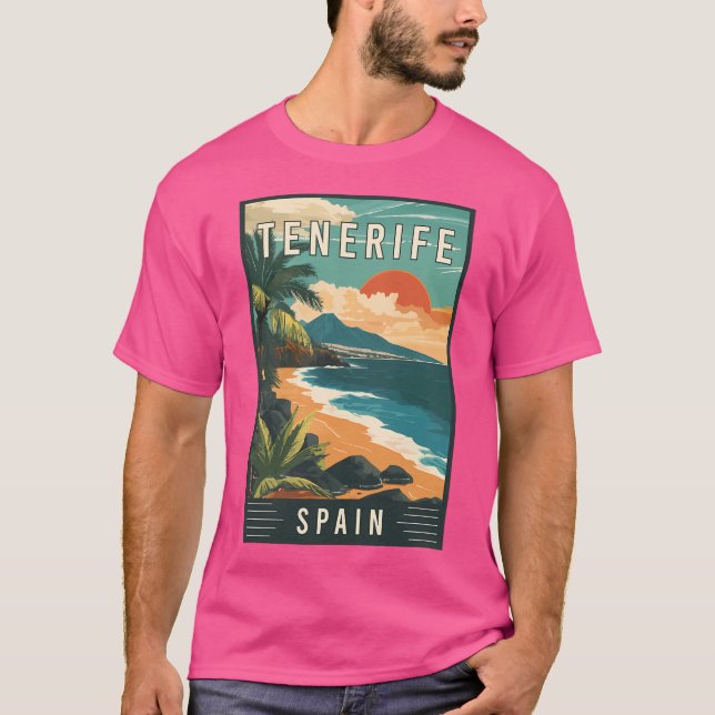 Camiseta Descubra O Atordoamento Das Ilhas Canárias E Tener (Frente)