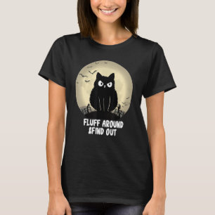 Camiseta Descubra O Engraçado De Fluff Halloween Ca