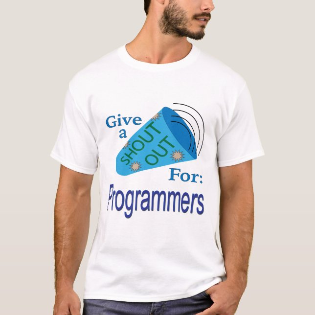 Camiseta Descubra os programadores (Frente)