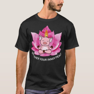 Camiseta Descubra sua meditação interna de paz