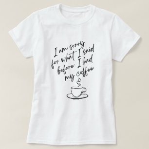 Camiseta Desculpe