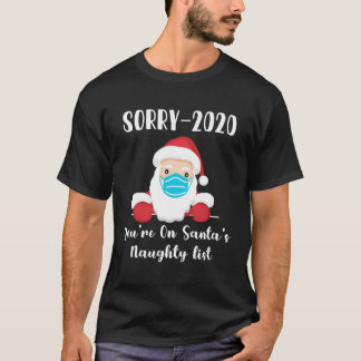 Camiseta Desculpe 2020 Você Está Na Lista De Papais noeis M