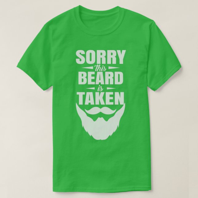 Camiseta Desculpe, A Barba Foi Levada 2 (Frente do Design)