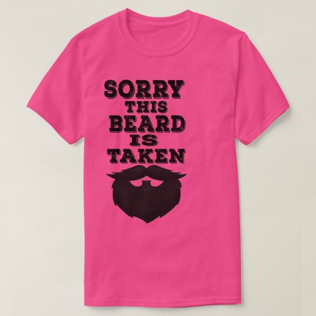 Camiseta desculpe, essa barba é levada a barba, citação eng (Frente do Design)