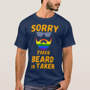 Camiseta Desculpe, Essa Barba É Tomada Engraçada A Barba Ar