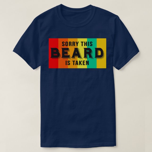 Camiseta Desculpe, Essa Barba Está Engraçada Dizendo 2 (Frente do Design)