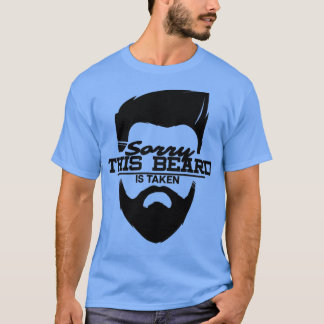 Camiseta Desculpe, esta barba é tomada como presente engraç
