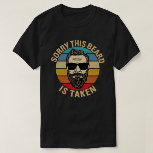 Camiseta Desculpe, esta barba está com o presente de Dia de
