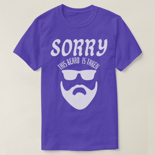 Camiseta Desculpe, Esta Barba Foi Levada 1 4 (Frente do Design)