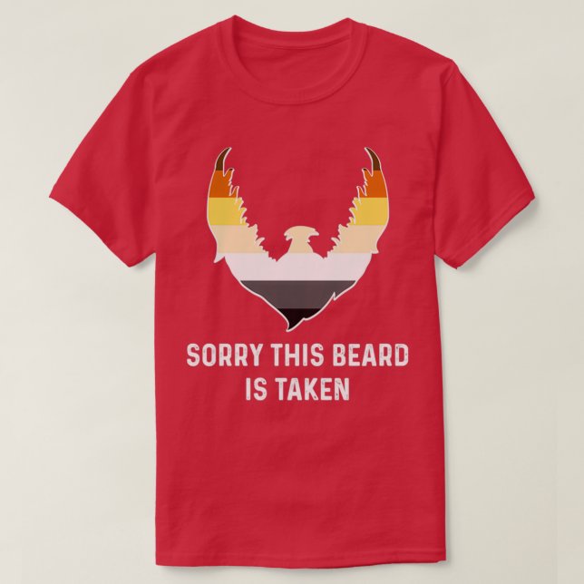 Camiseta Desculpe, esta barba foi tirada do urso Bandeira d (Frente do Design)