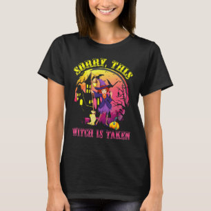 Camiseta Desculpe Esta Bruxa Ser Levada No Halloween