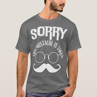 Camiseta Desculpe Este bigode Ser Tomado