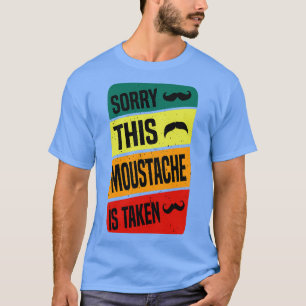 Camiseta Desculpe este bigode ter uma ideia excelente engra