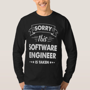 Camiseta Desculpe Este Engenheiro De Software Está Ocupado