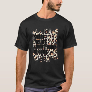 Camiseta Desculpe, estou atrasado, não queria vir o Leopard