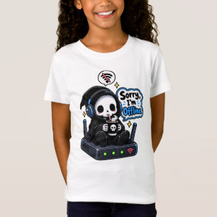 Camiseta Desculpe, estou offline humor de gamer introvertid