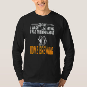 Camiseta Desculpe, eu não estava ouvindo, estava pensando e