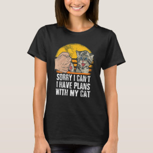 Camiseta Desculpe, eu não posso ter planos com minha raia d