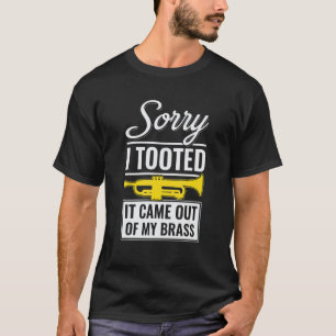 Camiseta Desculpe, eu peidou, saiu do meu bocal engraçado T