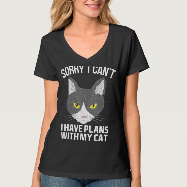 Camiseta Desculpe, Eu Posso Ter Planos Com Meu Calçadão De  (Frente)
